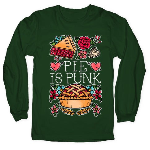 Pie Is Punk Longsleeve Tee